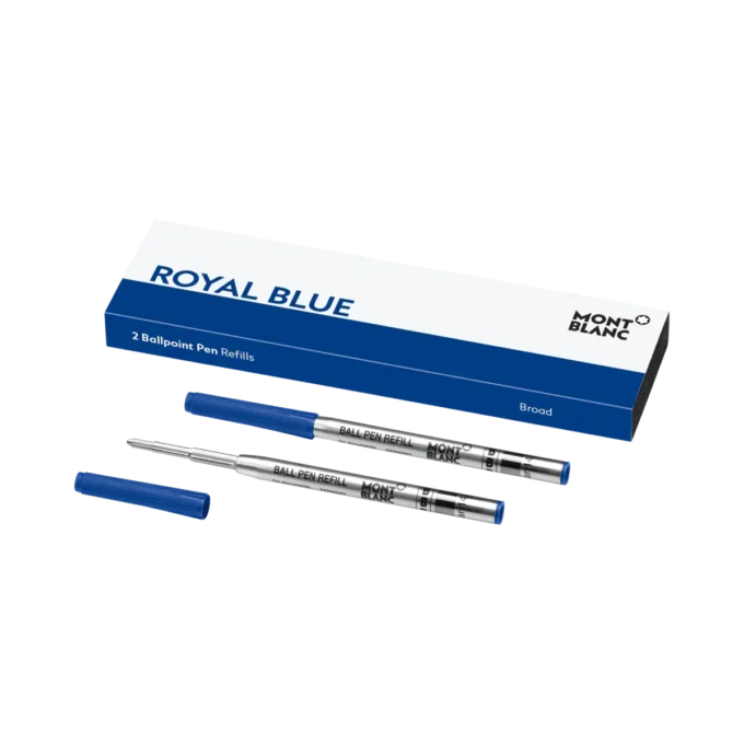 2 recambios para bolígrafo, azul real – fino 2 recambios para bolígrafo, azul real – fino