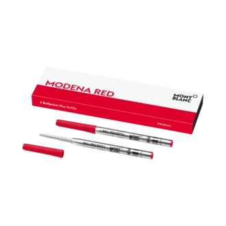2 recambios para bolígrafo, Modena Red – Medio