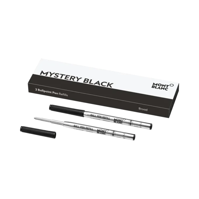2 recambios para bolígrafo, Mystery Black – Fino 2 recambios para bolígrafo, Mystery Black – Fino