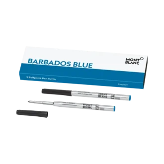 2 recambios para bolígrafos, azul Barbados – Mediano