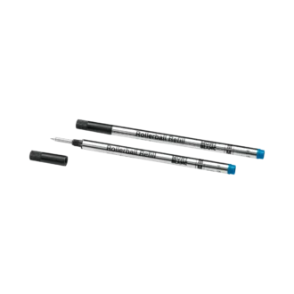 2 recambios para bolígrafos roller, azul Barbados – Medio