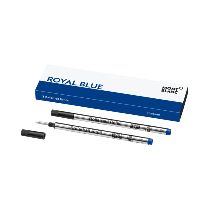 2 recambios para bolígrafos roller, azul real – fino 2 recambios para bolígrafos roller, azul real – fino