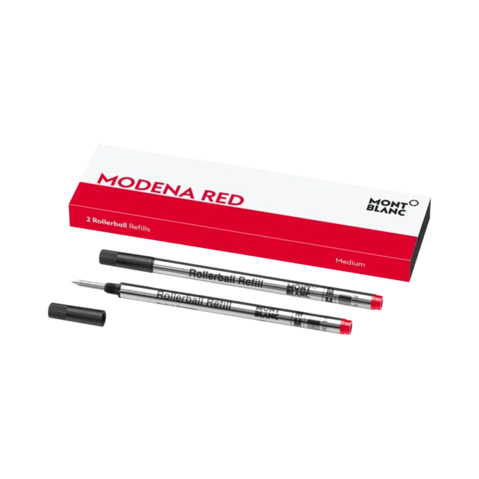 2 recambios para bolígrafos roller, rojo Modena – Medio 2 recambios para bolígrafos roller, rojo Modena – Medio