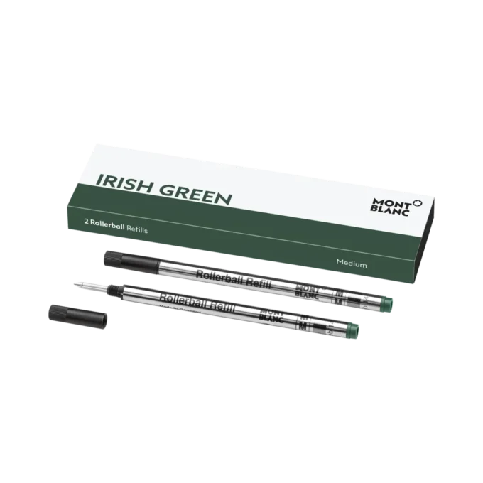 2 recambios para bolígrafos roller, verde irlandés – Medio 2 recambios para bolígrafos roller, verde irlandés – Medio