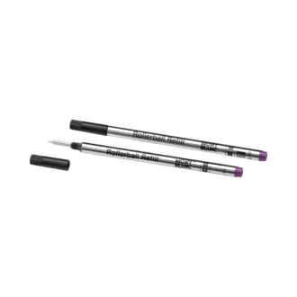 2 recambios Rollerball, Amatista Púrpura – Medio