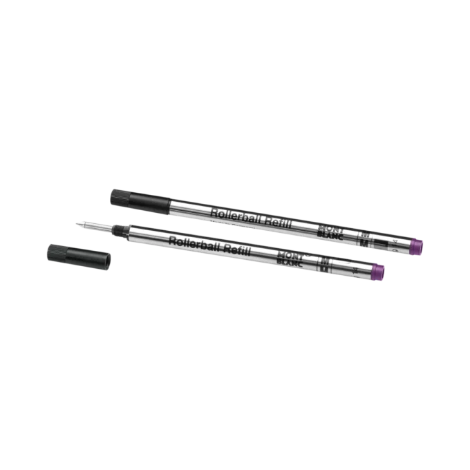 2 recambios Rollerball, Amatista Púrpura – Medio 2 recambios Rollerball, Amatista Púrpura – Medio