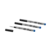 3 recambios Rollerball Small, azul real – Medio