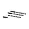 3 recambios Rollerball Small, negro misterioso – Medio