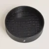 Bandeja de escritorio grande, piel con relieve de cocodrilo, negra Bandeja de escritorio grande, piel con relieve de cocodrilo, negra