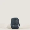 Bolso de mano para artículos de aseo en piel con relieve de avestruz Bolso de mano para artículos de aseo en piel con relieve de avestruz