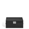 Caja coleccionista para relojes en cuero negro