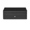 Caja de escritorio de cuero para tres instrumentos de escritura y un tintero