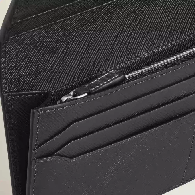 Cartera Sartorial 14cc con bolsillo con cremallera Cartera Sartorial 14cc con bolsillo con cremallera