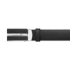 Cinturón de cuero negro de 30 mm Cinturón de cuero negro de 30 mm