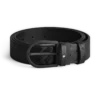 Cinturón de cuero negro de 35 mm con hebilla en forma de herradura Cinturón de cuero negro de 35 mm con hebilla en forma de herradura