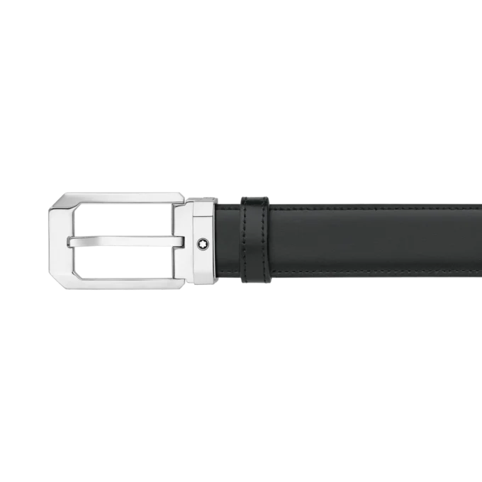 Cinturón reversible de cuero negro/marrón de 30 mm Cinturón reversible de cuero negro/marrón de 30 mm