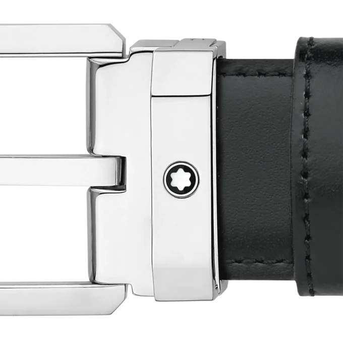 Cinturón reversible de cuero negro/marrón de 30 mm Cinturón reversible de cuero negro/marrón de 30 mm