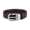 Cinturón reversible de piel con hebilla de herradura negra/marrón de 30 mm Cinturón reversible de piel con hebilla de herradura negra/marrón de 30 mm