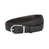 Cinturón reversible de piel con hebilla de herradura negra/marrón de 30 mm Cinturón reversible de piel con hebilla de herradura negra/marrón de 30 mm