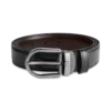 Cinturón reversible de piel con hebilla de herradura negra/marrón de 30 mm Cinturón reversible de piel con hebilla de herradura negra/marrón de 30 mm
