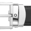 Cinturón reversible de piel con hebilla de herradura negra/marrón de 30 mm Cinturón reversible de piel con hebilla de herradura negra/marrón de 30 mm
