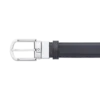 Cinturón reversible de piel con hebilla de herradura negra/marrón de 30 mm Cinturón reversible de piel con hebilla de herradura negra/marrón de 30 mm