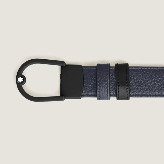 Cinturón reversible Horseshoe de 30 mm en piel granulada Cinturón reversible Horseshoe de 30 mm en piel granulada