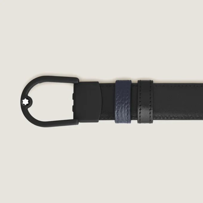 Cinturón reversible Horseshoe de 30 mm en piel granulada Cinturón reversible Horseshoe de 30 mm en piel granulada
