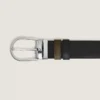 Cinturón reversible Horseshoe de 35 mm en piel granulada Cinturón reversible Horseshoe de 35 mm en piel granulada