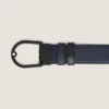 Cinturón reversible Horseshoe de 35 mm en piel granulada Cinturón reversible Horseshoe de 35 mm en piel granulada