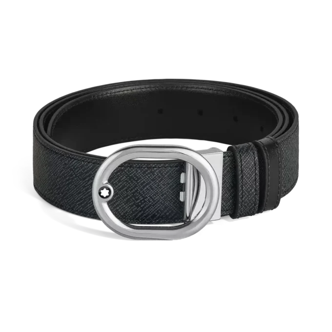 Cinturón reversible L’Ovale de 35 mm en piel Sartorial Cinturón reversible L’Ovale de 35 mm en piel Sartorial