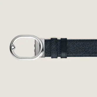 Cinturón reversible L’Ovale de 35 mm en piel Sartorial