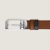 Cinturón reversible rectangular de 30 mm en piel Sartorial Cinturón reversible rectangular de 30 mm en piel Sartorial