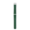 Correa de caucho verde con logotipo