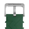 Correa de caucho verde con logotipo