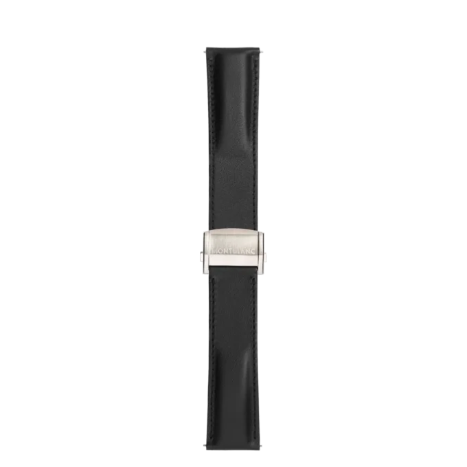 Correa de cuero negro