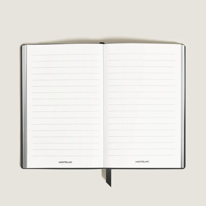 Cuaderno grande, cuero negro, negro, páginas rayadas Cuaderno grande, cuero negro, negro, páginas rayadas