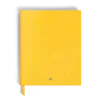 Cuaderno grande, piel Saffiano, amarillo Modena – Páginas rayadas Cuaderno grande, piel Saffiano, amarillo Modena – Páginas rayadas
