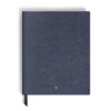 Cuaderno grande, piel Saffiano, azul – Páginas rayadas Cuaderno grande, piel Saffiano, azul – Páginas rayadas