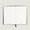 Cuaderno grande, piel Saffiano, azul – Páginas rayadas Cuaderno grande, piel Saffiano, azul – Páginas rayadas