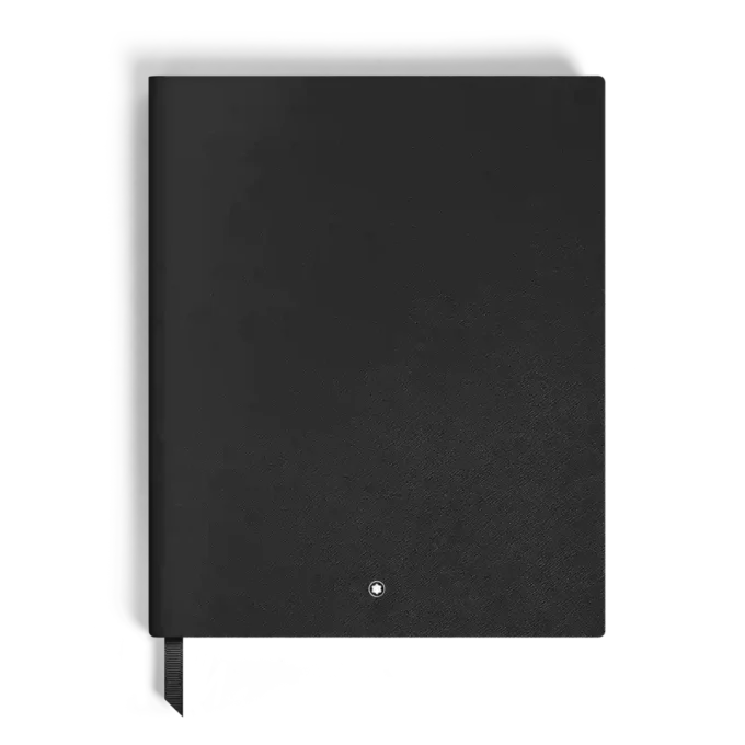 Cuaderno grande, piel Saffiano, negro – Páginas en blanco Cuaderno grande, piel Saffiano, negro – Páginas en blanco