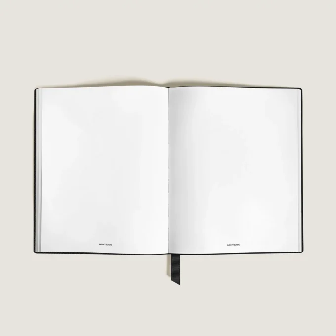 Cuaderno grande, piel Saffiano, negro – Páginas en blanco Cuaderno grande, piel Saffiano, negro – Páginas en blanco