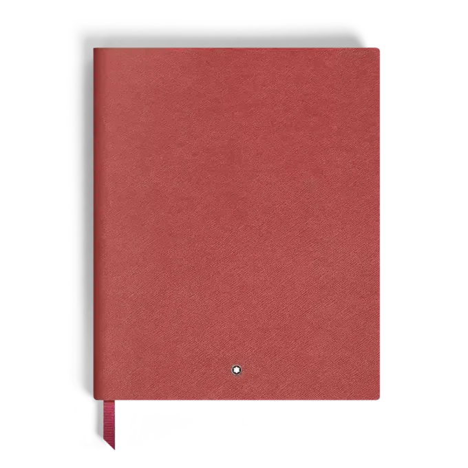 Cuaderno grande, piel Saffiano, rojo – Páginas rayadas Cuaderno grande, piel Saffiano, rojo – Páginas rayadas