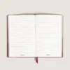Cuaderno grande, piel Saffiano, rojo – Páginas rayadas Cuaderno grande, piel Saffiano, rojo – Páginas rayadas