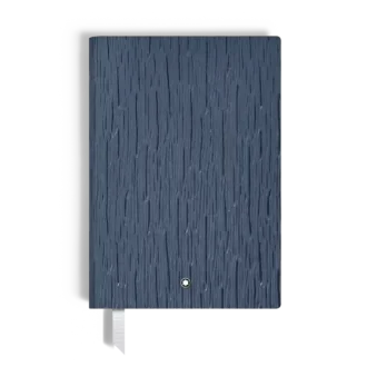 Cuaderno mediano en piel Corteccia, páginas rayadas
