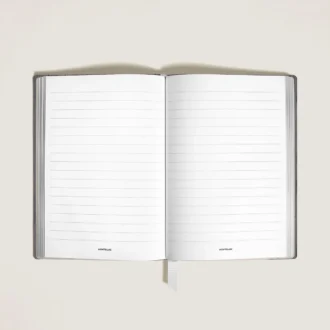 Cuaderno mediano en piel Corteccia, páginas rayadas