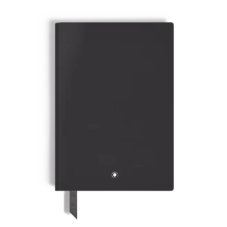 Cuaderno mediano en piel suave, páginas rayadas