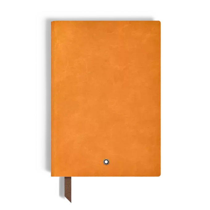 Cuaderno mediano en piel suave, páginas rayadas Cuaderno mediano en piel suave, páginas rayadas