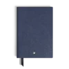 Cuaderno mediano, piel azul tinta, azul, páginas en blanco Cuaderno mediano, piel azul tinta, azul, páginas en blanco