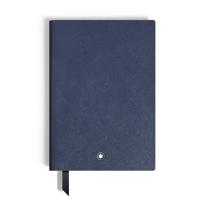 Cuaderno mediano, piel azul tinta, azul, páginas en blanco Cuaderno mediano, piel azul tinta, azul, páginas en blanco